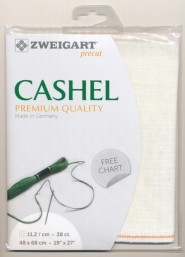  Zweigart Cashel 28.  101  Antique White