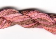 Dinky - Dyes шелковое мулине S-199. Цвет шоколадно-вишневый - Choco-Cherry