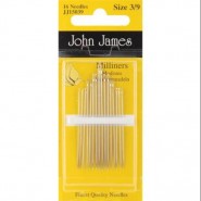 Иглы для вышивки лентами синель John James № 18-24