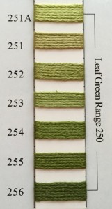 Needlepoint  251.    - Leaf Green
