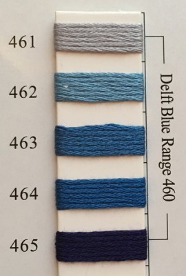 Needlepoint  462.     Delft Blue