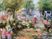 Цветочный рынок. Claire Ruby