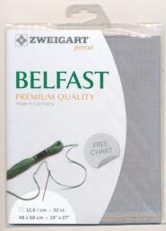  Zweigart Belfast 32.  705 - Pearl Grey
