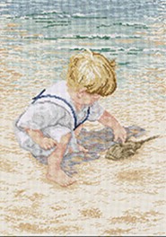    (Boy With Horseshoe Crab). 029-0047