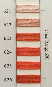 Needlepoint  622.    Coral